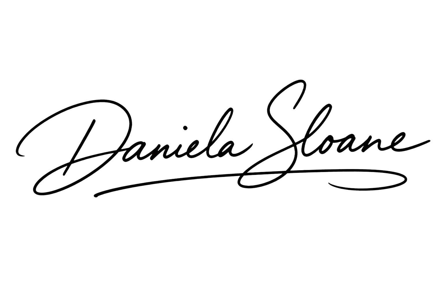 Signature of Daniela Sloane